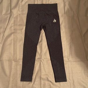 NWOT Ryderwear Seamless Leggings Dark Blue/Gray Size S